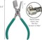The Beadsmith Bow Closing Pliers – Nylon Jaw Ring Bending Tool – 5.5 Inches (140mm) – Used for Closing and Adjusting Pendant Bow, Rings, & Loops